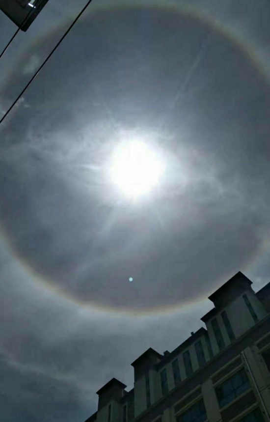 五绝/辛丑夏至日晕