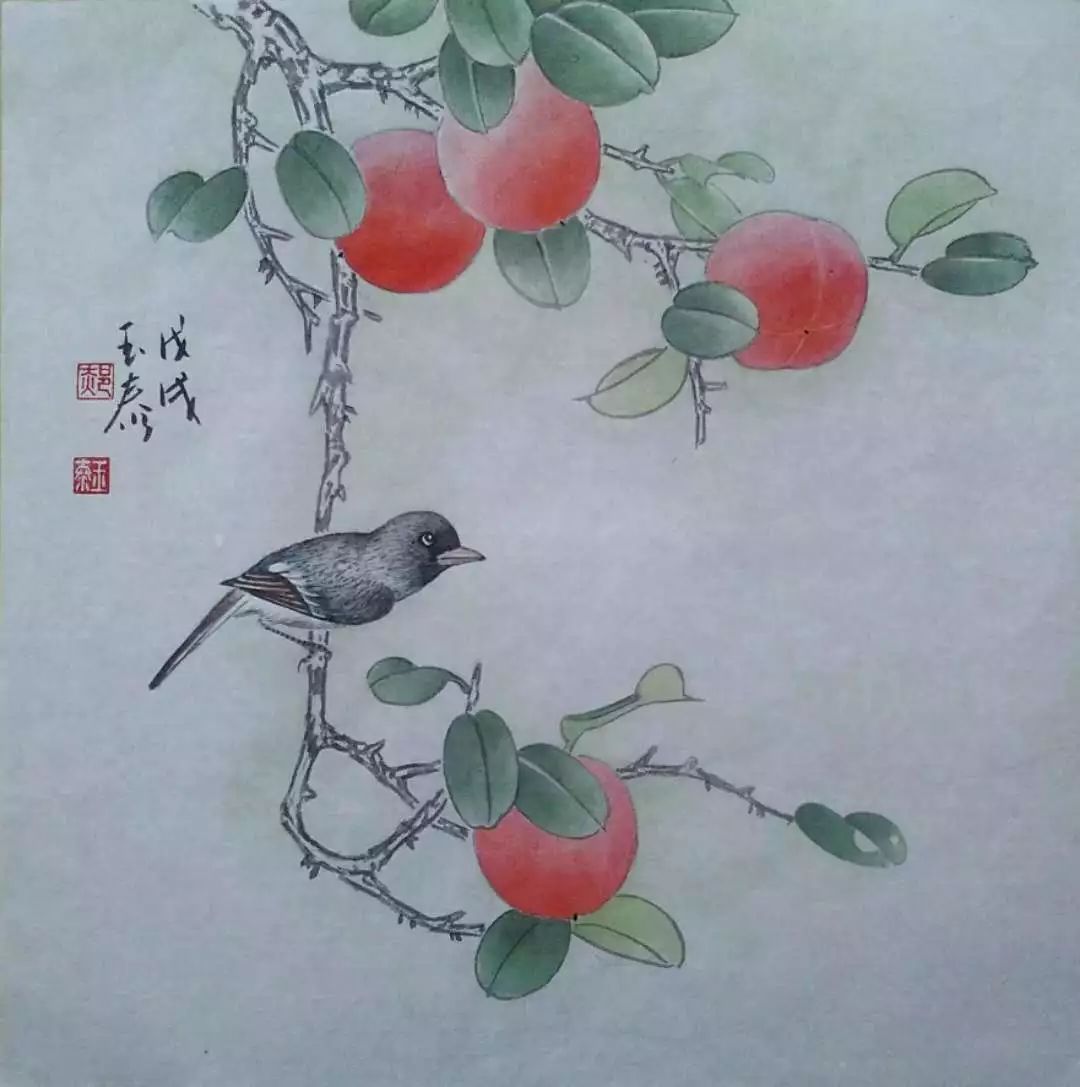 【秦安工笔画家郝玉泰笔下的秋天（太美了）】图3