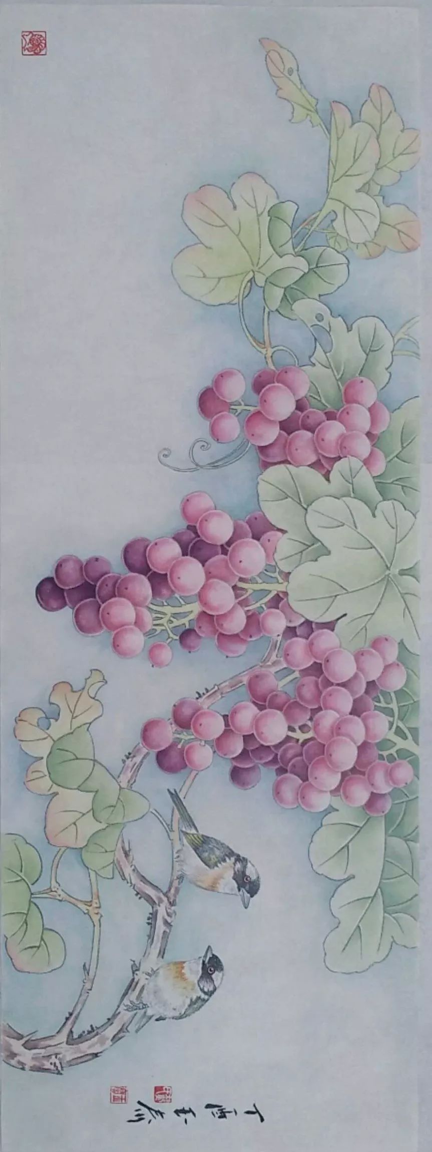 【秦安工笔画家郝玉泰笔下的秋天（太美了）】图2